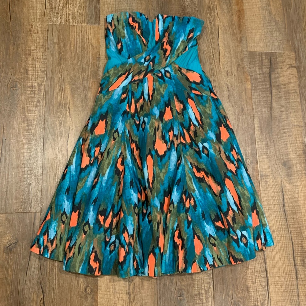 Anthropologie Girls From Savoy Ikat Dress - Picture 2 of 5